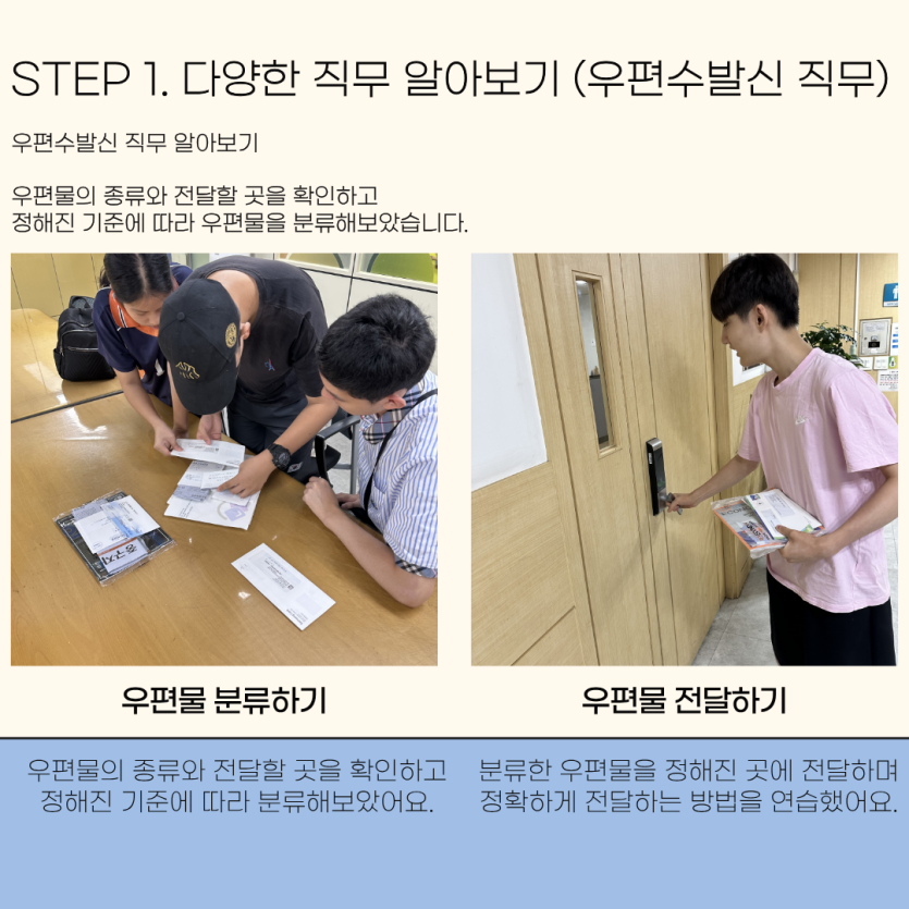 직무실습(우편수발신)
